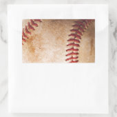 Sticker Rectangulaire Oeuvre De Baseball (Sac)