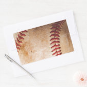 Sticker Rectangulaire Oeuvre De Baseball (Enveloppe)