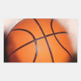 Sticker Rectangulaire Oeuvre de basket-ball