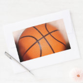 Sticker Rectangulaire Oeuvre de basket-ball (Enveloppe)