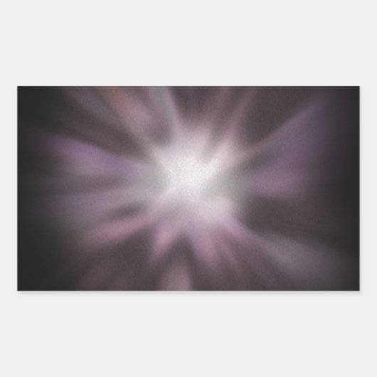 Sticker Rectangulaire Oeuvre d'éclatement cosmique (Devant)