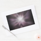 Sticker Rectangulaire Oeuvre d'éclatement cosmique (Enveloppe)