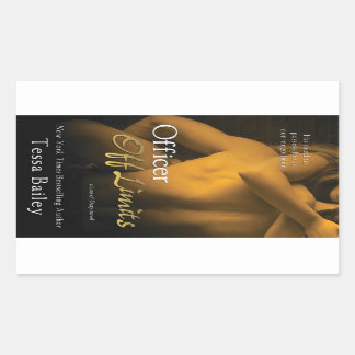 Sticker Rectangulaire Officier hors limites par Tessa Bailey