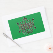 Sticker Rectangulaire Ogun Veve Sigil (Enveloppe)