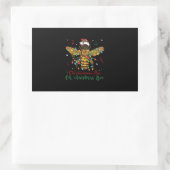 Sticker Rectangulaire Oh Christmas Bee | Oh Christmas Bee (Sac)