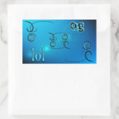 Sticker Rectangulaire Oh mon Dieu ! (Sac)