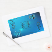 Sticker Rectangulaire Oh mon Dieu ! (Enveloppe)