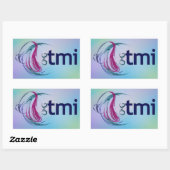 Sticker Rectangulaire Oh mon Dieu ! (Feuille)