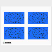 Sticker Rectangulaire Oh mon Dieu ! (Feuille)