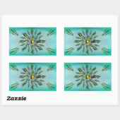 Sticker Rectangulaire Oh mon Dieu ! (Feuille)