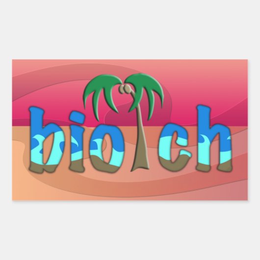 Sticker Rectangulaire Oh mon Dieu ! (Devant)