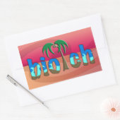 Sticker Rectangulaire Oh mon Dieu ! (Enveloppe)