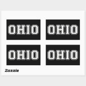 Sticker Rectangulaire Ohio (Feuille)