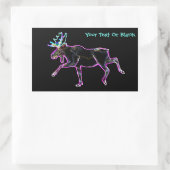 Sticker Rectangulaire Oie électrique (Sac)