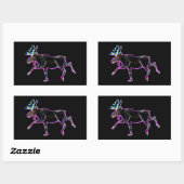 Sticker Rectangulaire Oie électrique (Feuille)