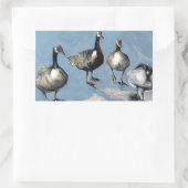Sticker Rectangulaire Oies du Canada amicales 2012 (Sac)