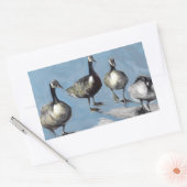 Sticker Rectangulaire Oies du Canada amicales 2012 (Enveloppe)