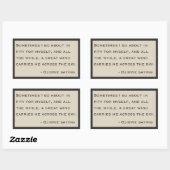 Sticker Rectangulaire Ojibwe dit - Les Sopranos (Feuille)