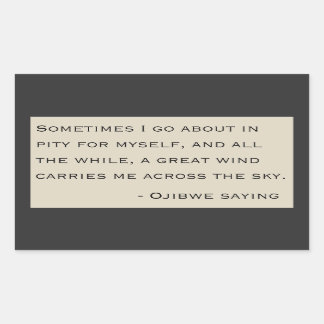 Sticker Rectangulaire Ojibwe dit - Les Sopranos