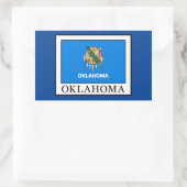 Sticker Rectangulaire Oklahoma (Sac)