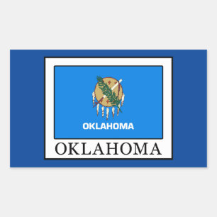 Sticker Rectangulaire Oklahoma