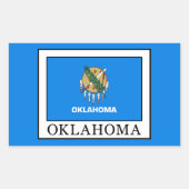 Sticker Rectangulaire Oklahoma (Devant)