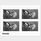 Sticker Rectangulaire Old Fr3d3rick Bailey Douglas African American Hero (Feuille)