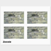 Sticker Rectangulaire Old Wall, Stone, Bricks (Feuille)