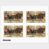 Sticker Rectangulaire Older and Younger Sisters Ride - Mary Evans (Feuille)