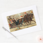 Sticker Rectangulaire Older and Younger Sisters Ride - Mary Evans (Enveloppe)
