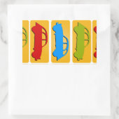 Sticker Rectangulaire Oldtimer 2cv Ente Ampel (Sac)