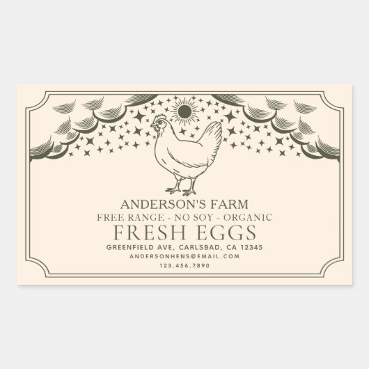 Sticker Rectangulaire Olive modifiable Olive Witchy Tarot Eggs Famille É (Devant)