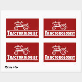Sticker Rectangulaire Ologiste de tracteur RED (Feuille)