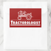 Sticker Rectangulaire Ologiste de tracteur RED (Sac)