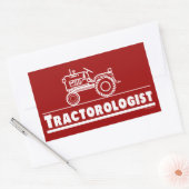 Sticker Rectangulaire Ologiste de tracteur RED (Enveloppe)