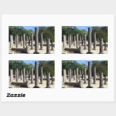 Sticker Rectangulaire Olympia antique - Péloponnèse (Feuille)