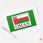 Sticker Rectangulaire Oman (Enveloppe)