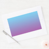 Sticker Rectangulaire Ombre bleu et violet (Enveloppe)