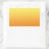 Sticker Rectangulaire Ombre jaune et orange (Sac)