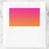 Sticker Rectangulaire Ombre rose et orange (Sac)