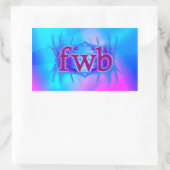 Sticker Rectangulaire OMG ! fwb (Sac)