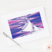 Sticker Rectangulaire Ondes tournantes (Enveloppe)