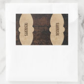 Sticker Rectangulaire Onglets Classeurs en cuir trempé (Sac)