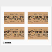 Sticker Rectangulaire only dead (Feuille)