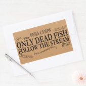 Sticker Rectangulaire only dead (Enveloppe)