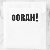 STICKER RECTANGULAIRE OORAH ! (Sac)