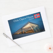Sticker Rectangulaire Opéra d'Oslo (Enveloppe)