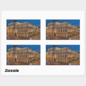 Sticker Rectangulaire Opéra national de Vienne (Feuille)