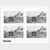 Sticker Rectangulaire Opérateur de lunettes 1920 (Feuille)