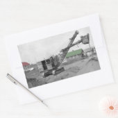 Sticker Rectangulaire Opérateur de lunettes 1920 (Enveloppe)